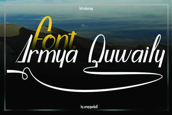 Armya Quwaily Font - Featured Image