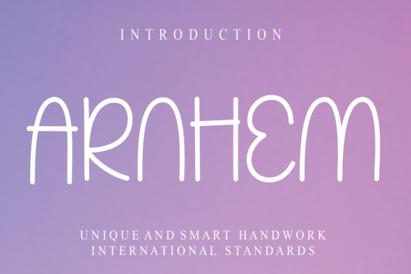 Arnhem Font - Featured Image
