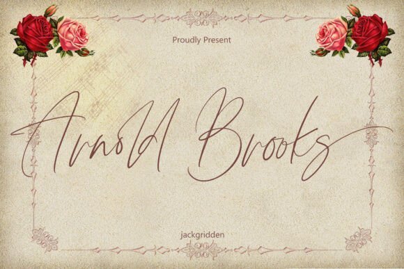 Arnold Books Font - Featured Image