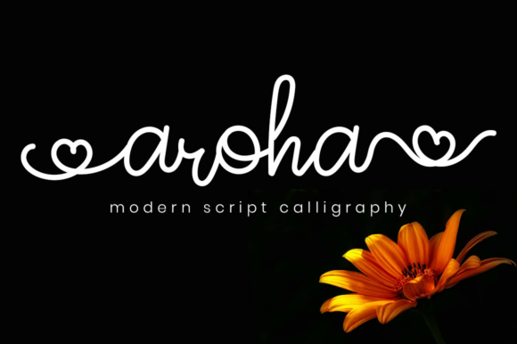 Aroha Script Font - Featured Image