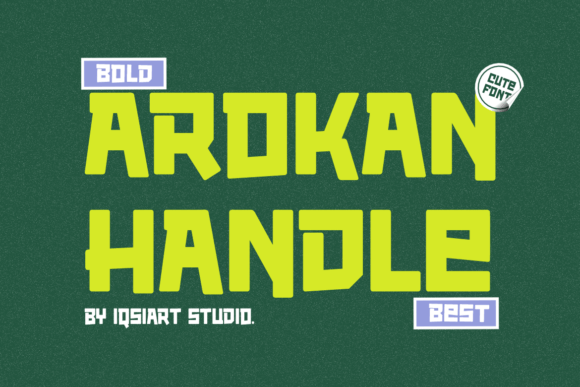 Arokan Handle Font - Featured Image