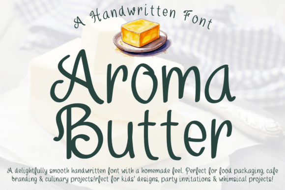 Aroma Butter Font - Featured Image