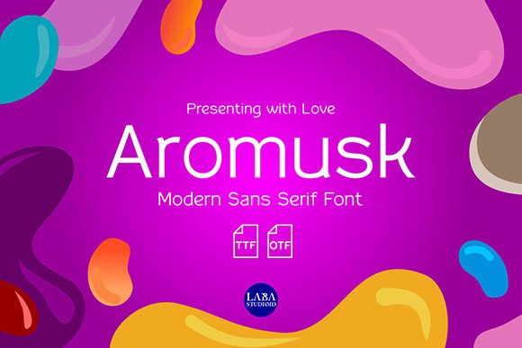 Aromusk Font - Featured Image