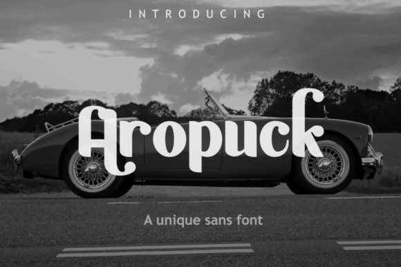 Aropuck Font - Featured Image