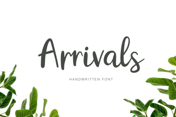 Arrivals Font - Featured Image