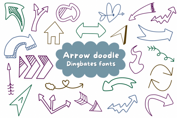 Arrow Doodle Font - Featured Image