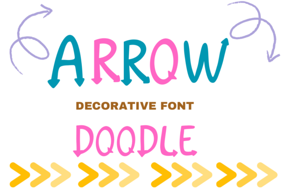 Arrow Doodle Font - Featured Image