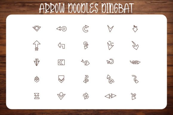 Arrow Doodles Font - Featured Image