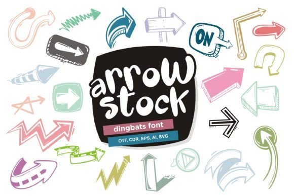 Arrow Stock Font - Featured Image