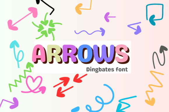 Arrows Font - Featured Image