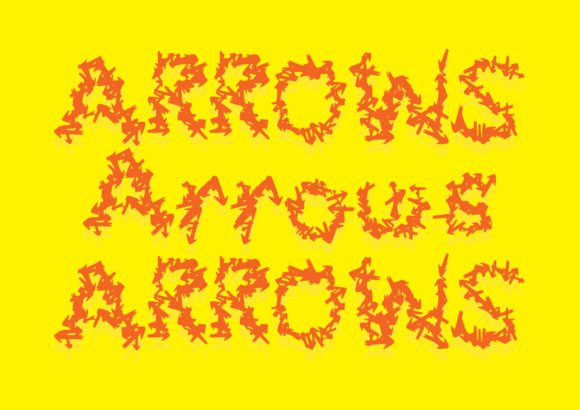 Arrows Font - Featured Image