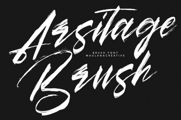 Arsitage Brush Font - Featured Image