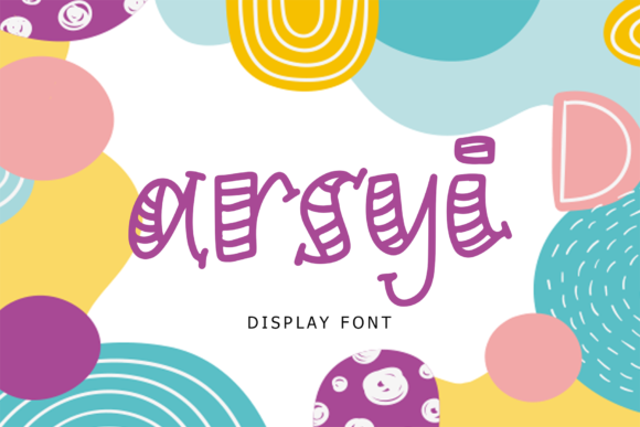 Arsyi Font - Featured Image
