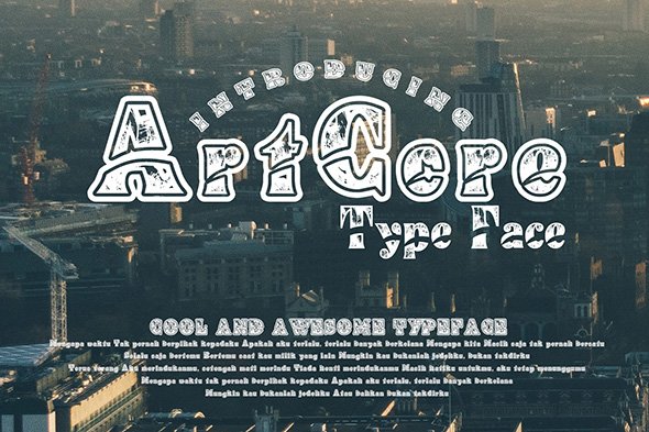 ArtCore Font - Featured Image