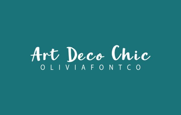 Art Deco Chic Font - Featured Image