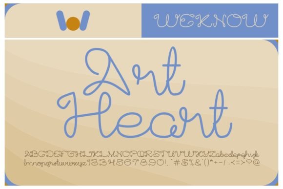 Art Heart Font - Featured Image