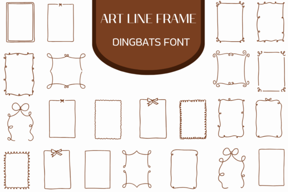Art Line Frame Font - Featured Image