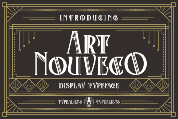 Art Nouveco Font - Featured Image