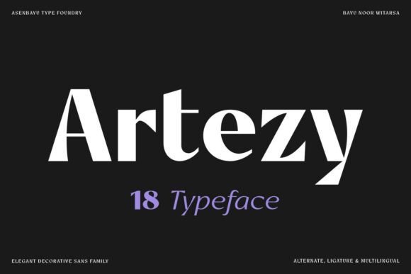 Artezy Font - Featured Image