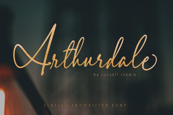 Arthurdale Font - Featured Image