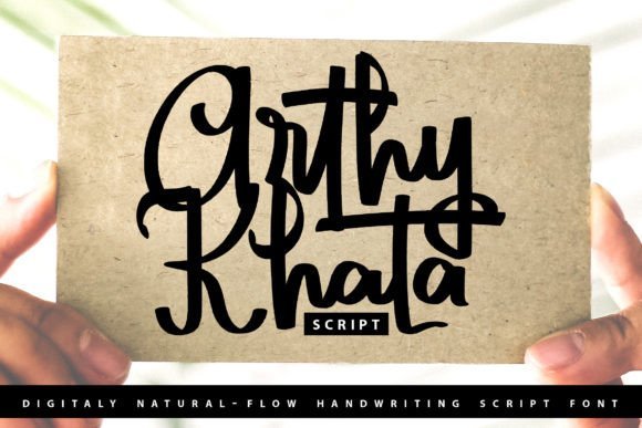 Arthy Khata Font - Featured Image