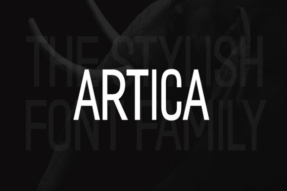 Artica Font - Featured Image