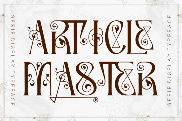 Article Master Font - Featured Image