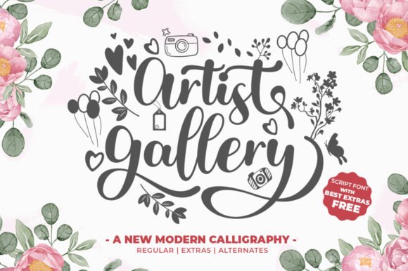Artist Gallery Font - Featured Image