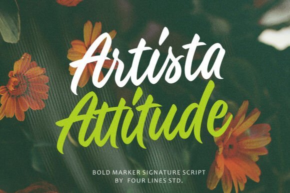 Artista Attitude Font - Featured Image