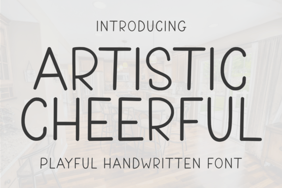 Artistic Cheerful Font - Featured Image
