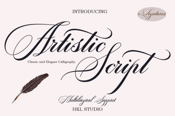 Artistic Script Font - Featured Image