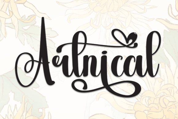 Artnical Font - Featured Image