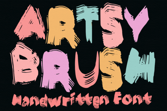 Artsy Brush Font - Featured Image