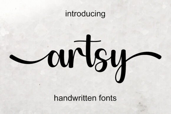 Artsy Font - Featured Image