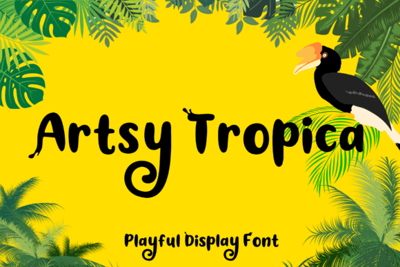 Artsy Tropica Font - Featured Image