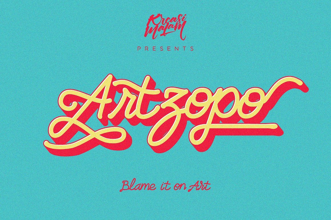 Artzopo Font - Featured Image