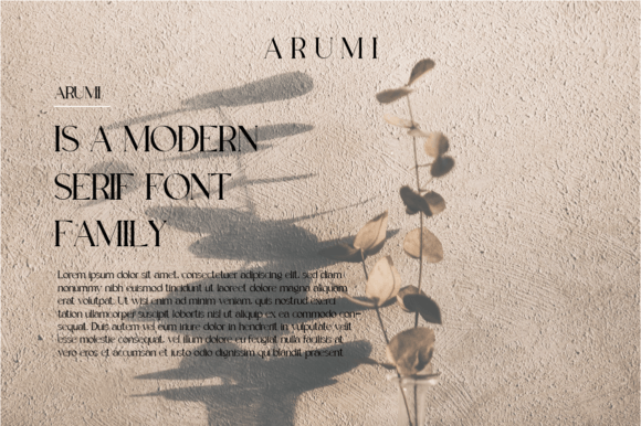 Arumi Font - Featured Image