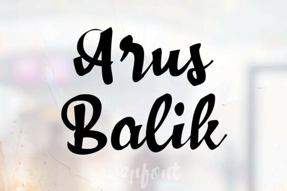 Arus Balik Font - Featured Image