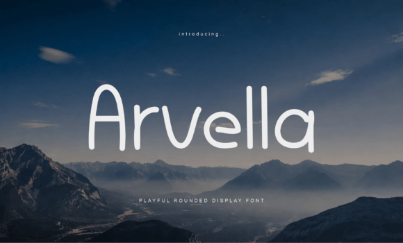 Arvella Font - Featured Image