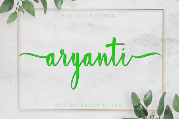 Aryanti Font - Featured Image