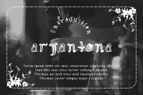 Aryantona Font - Featured Image