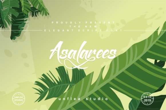 Asalarees Font - Featured Image