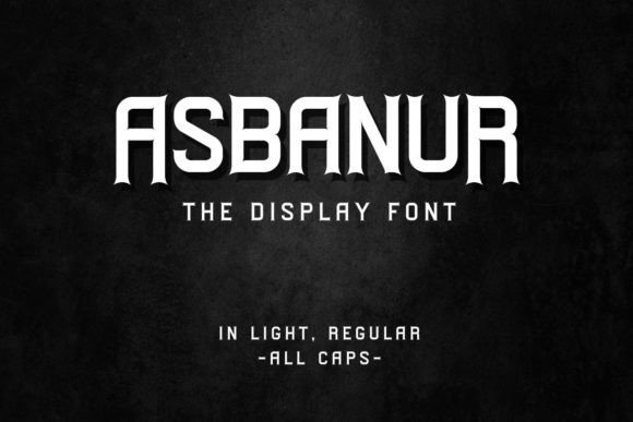 Asbanur Font - Featured Image