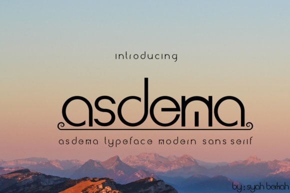 Asdema Font - Featured Image