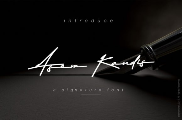 Asem Kandis Font - Featured Image