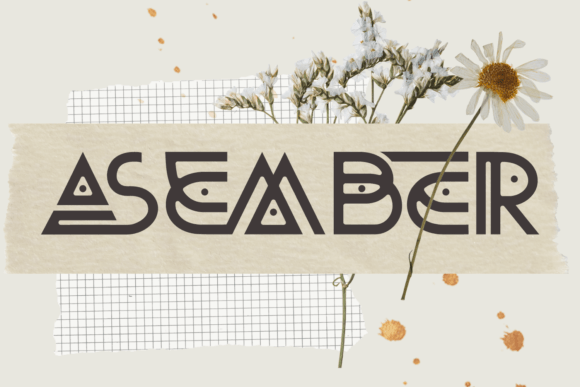 Asember Ligature Font - Featured Image