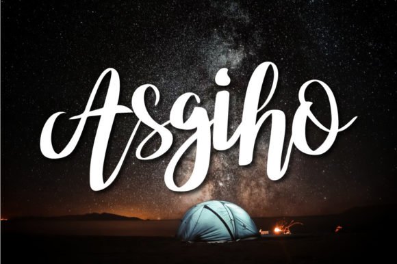 Asgiho Font - Featured Image