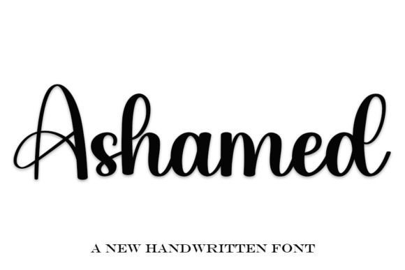 Ashamed Font - Featured Image