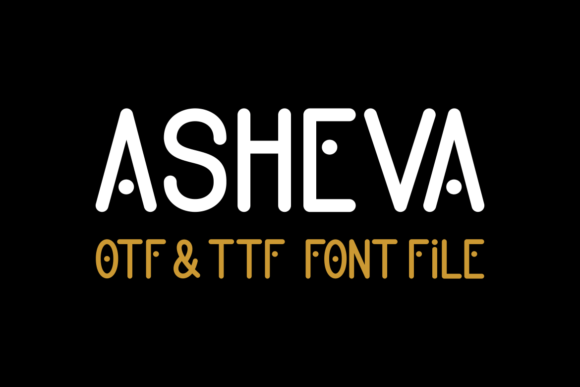 Asheva Font - Featured Image