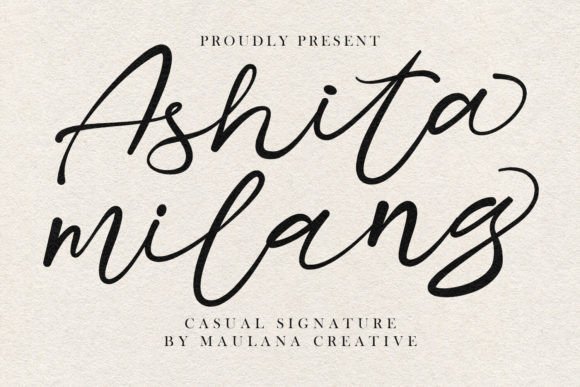 Ashitamilang Font - Featured Image